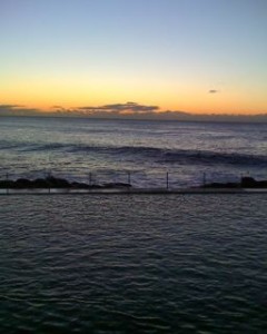 Bronte sunrise 654 am, 17  July 2010