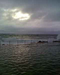 Bronte pool today at 619 am