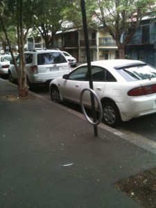 Another new O ring bike rack, Shepherd