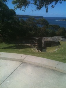 North and South Head to which the guns faced