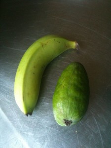 Banana and fejoia