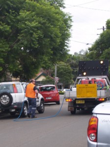 Waverley Council's poison truck and poison sprayers