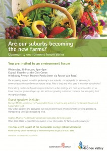Urban farming forum invite Feb 2012
